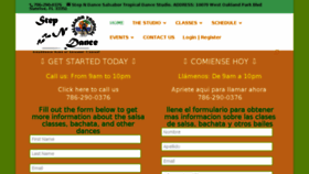 What Salsabortropical.com website looked like in 2016 (7 years ago)