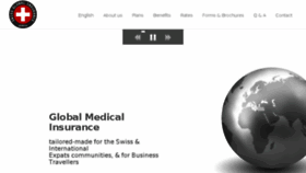 What Swissglobalinsurance.com website looked like in 2016 (7 years ago)