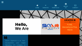 What Skymo-digiworld.com website looked like in 2016 (7 years ago)
