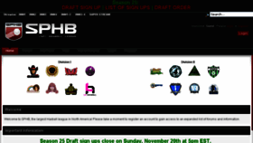 What Sphaxball.com website looked like in 2016 (7 years ago)