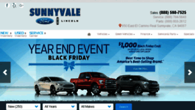 What Sunnyvaleford.com website looked like in 2016 (7 years ago)