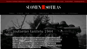 What Suomensotilas.fi website looked like in 2016 (7 years ago)