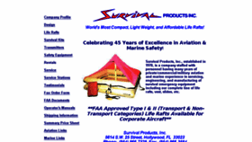 What Survivalproductsinc.com website looked like in 2016 (7 years ago)