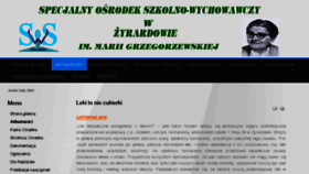 What Soswzyrardow.pl website looked like in 2016 (7 years ago)