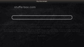 What Stufferbox.com website looked like in 2016 (7 years ago)