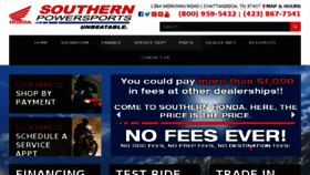 What Southernhonda.com website looked like in 2016 (7 years ago)