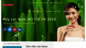 What Sawa.vn website looked like in 2016 (7 years ago)