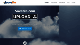 What Savefile.com website looked like in 2016 (7 years ago)