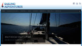 What Sailingadventures.com.au website looked like in 2016 (7 years ago)