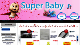 What Superbaby.fr website looked like in 2016 (7 years ago)