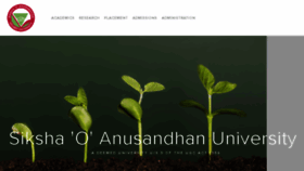 What Soauniversity.ac.in website looked like in 2016 (7 years ago)