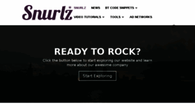 What Snurlz.com website looked like in 2016 (7 years ago)