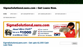 What Sigmasolutionsloans.com website looked like in 2016 (7 years ago)