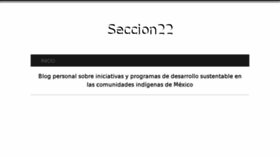 What Seccion22.org.mx website looked like in 2016 (7 years ago)