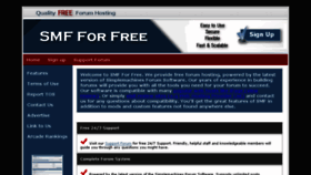 What Smfforfree3.com website looked like in 2016 (7 years ago)