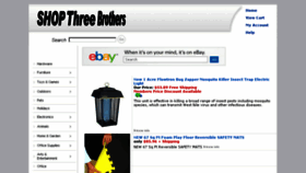 What Shopthreebrothers.com website looked like in 2016 (7 years ago)