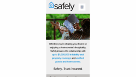 What Safelystay.com website looked like in 2016 (7 years ago)