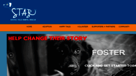 What Savingtailsanimalrescue.org website looked like in 2016 (7 years ago)