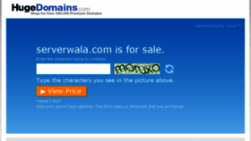 What Serverwala.com website looked like in 2016 (8 years ago)