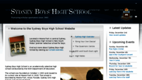 What Sbhs.net.au website looked like in 2016 (7 years ago)