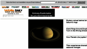 What Saturndaily.com website looked like in 2016 (7 years ago)