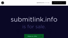 What Submitlink.info website looked like in 2016 (7 years ago)