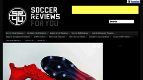 What Soccerreviews4u.com website looked like in 2016 (7 years ago)