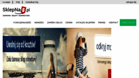 What Sklepna5.pl website looked like in 2016 (9 years ago)