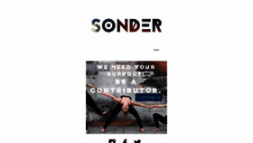 What Sonderimmersive.com website looked like in 2016 (7 years ago)
