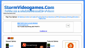 What Stormvideogames.com website looked like in 2016 (7 years ago)