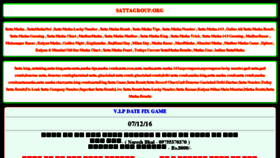 What Sattamatkanet.org website looked like in 2016 (7 years ago)