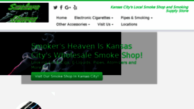 What Smokersheavenkc.com website looked like in 2016 (7 years ago)