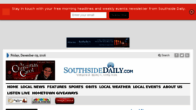 What Southsidedaily.com website looked like in 2016 (7 years ago)