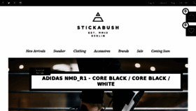 What Stickabush.com website looked like in 2016 (7 years ago)