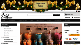 What Soapandthecity.fr website looked like in 2016 (8 years ago)