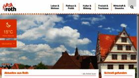 What Stadt-roth.de website looked like in 2016 (7 years ago)