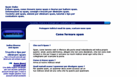 What Spamitalia.com website looked like in 2016 (7 years ago)