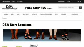 What Stores.dsw.com website looked like in 2016 (7 years ago)