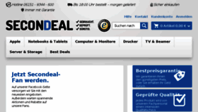 What Secondeal.de website looked like in 2016 (7 years ago)
