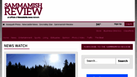 What Sammamishreview.com website looked like in 2016 (7 years ago)