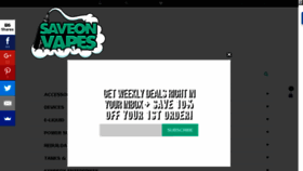 What Saveonvapes.com website looked like in 2016 (7 years ago)