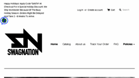 What Swagnationusa.com website looked like in 2016 (7 years ago)