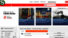 What S-bahn-berlin.de website looked like in 2016 (7 years ago)