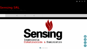 What Sensingsrl.com website looked like in 2016 (7 years ago)
