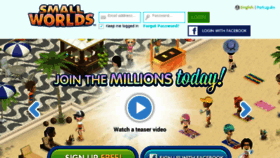 What Smallworlds.com website looked like in 2016 (7 years ago)