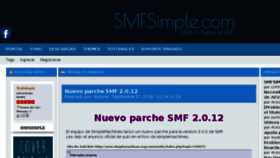 What Smfsimple.com website looked like in 2016 (7 years ago)