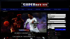 What Superbet777.com website looked like in 2016 (7 years ago)