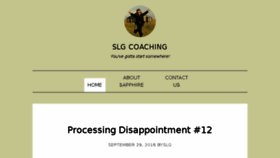 What Slgcoaching.com website looked like in 2016 (7 years ago)