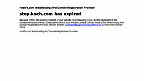 What Stop-koch.com website looked like in 2016 (7 years ago)