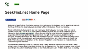 What Seekfind.net website looked like in 2016 (7 years ago)